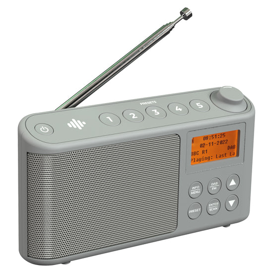 i-box Spectrum Portable DAB/DAB+/FM Radio with 5 Favourite Buttons
