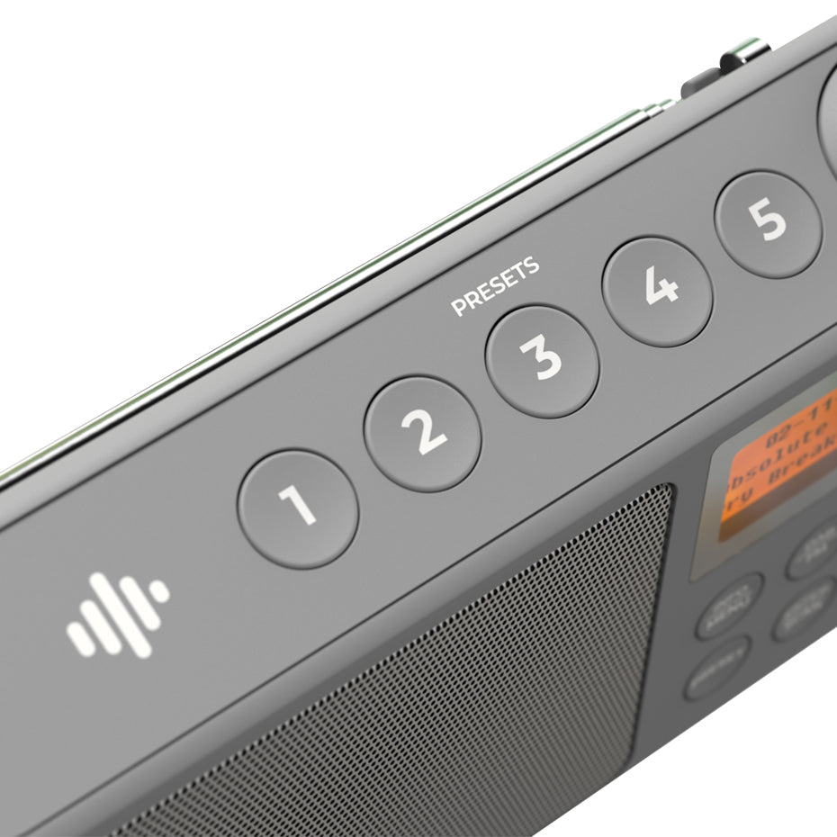 i-box Spectrum Portable DAB/DAB+/FM Radio with 5 Favourite Buttons