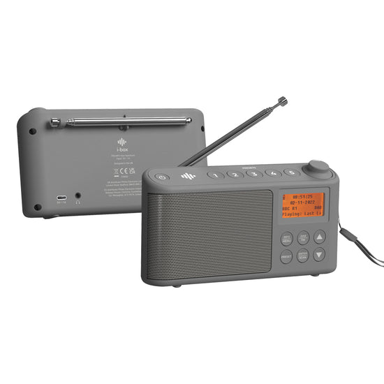 i-box Spectrum Portable DAB/DAB+/FM Radio with 5 Favourite Buttons