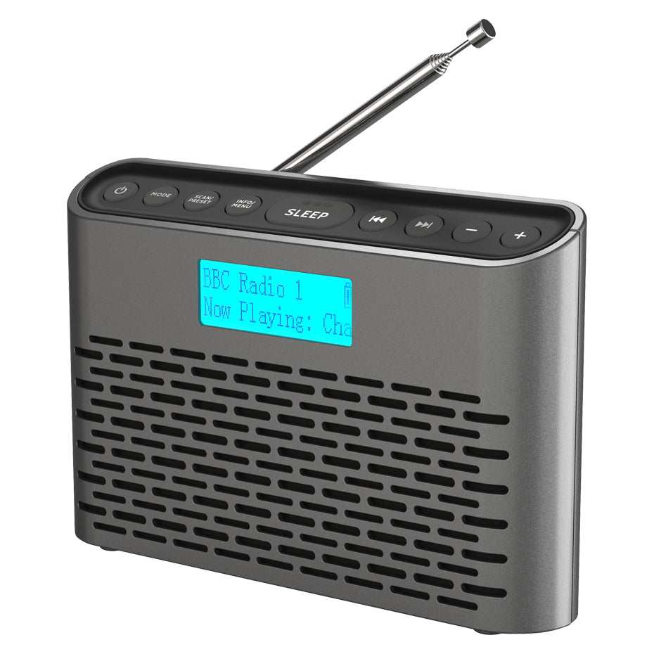 i-box Slim Portable Stereo DAB/DAB+/FM Radio