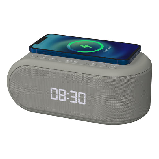 i-box Awake Bedside Alarm Clock with Wireless Charging